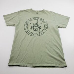 Walt Disney World T-Shirt Adult Medium Green Short Sleeve Disney Parks Medium